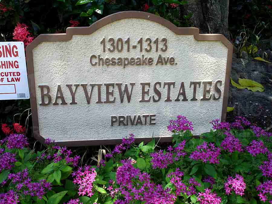 Bayview Estates Signage